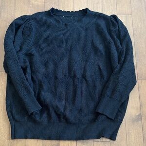 Black Knit Sweater